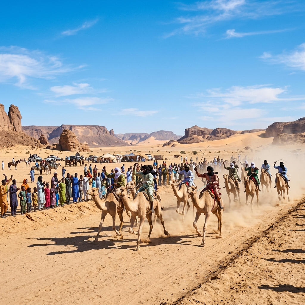GSU Sponsors UAE Camel Racing Federation Event in Amdjarass, Chad